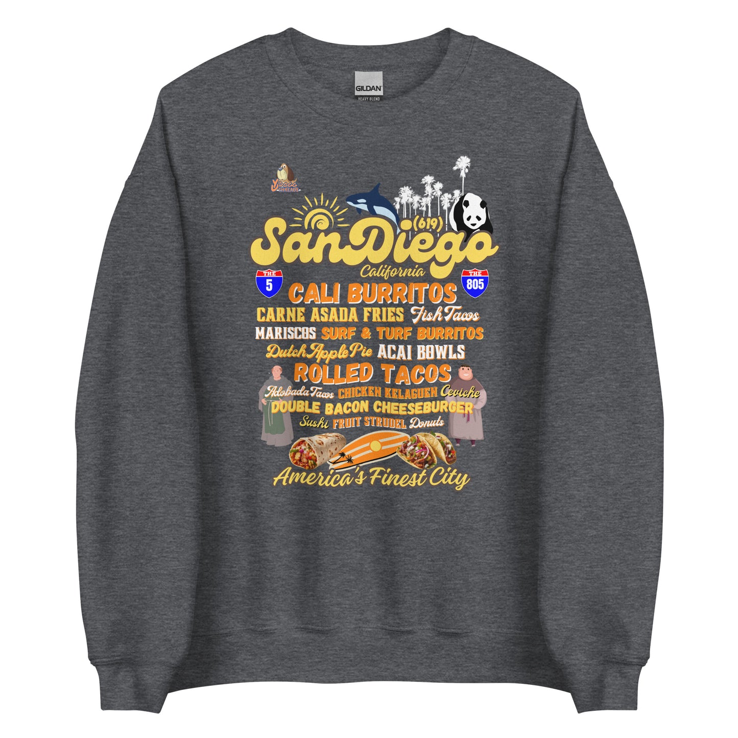 San Diego Friars Unisex Sweatshirt (Gildan 18000)