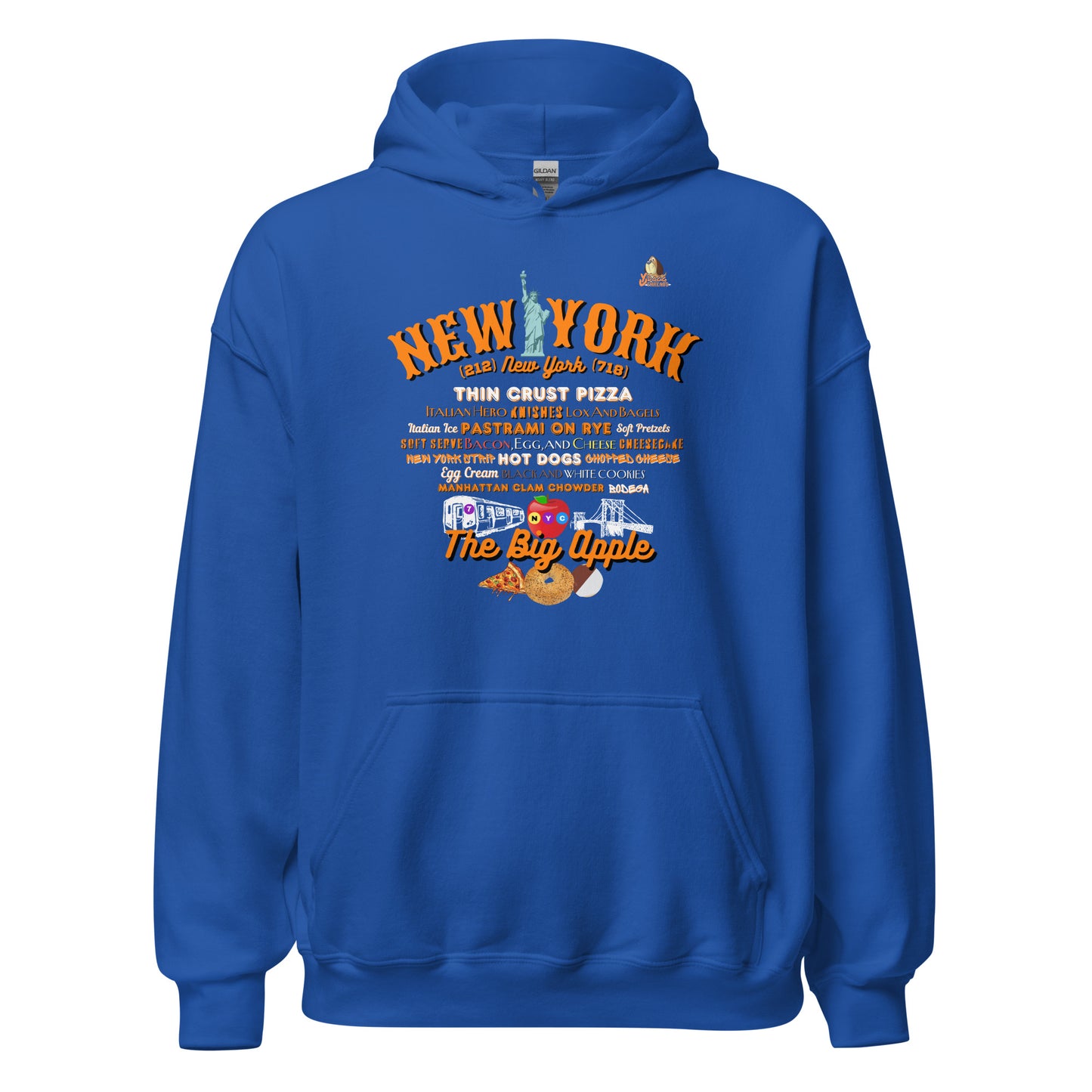 New York Amazins' (Queens) Unisex Hoodie (Gildan 18500)