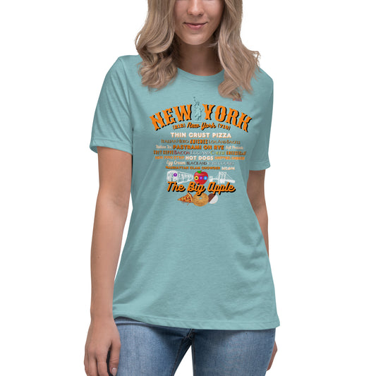 New York Amazins' (Queens) Women's Relaxed T-Shirt (Bella + Canvas 6400)