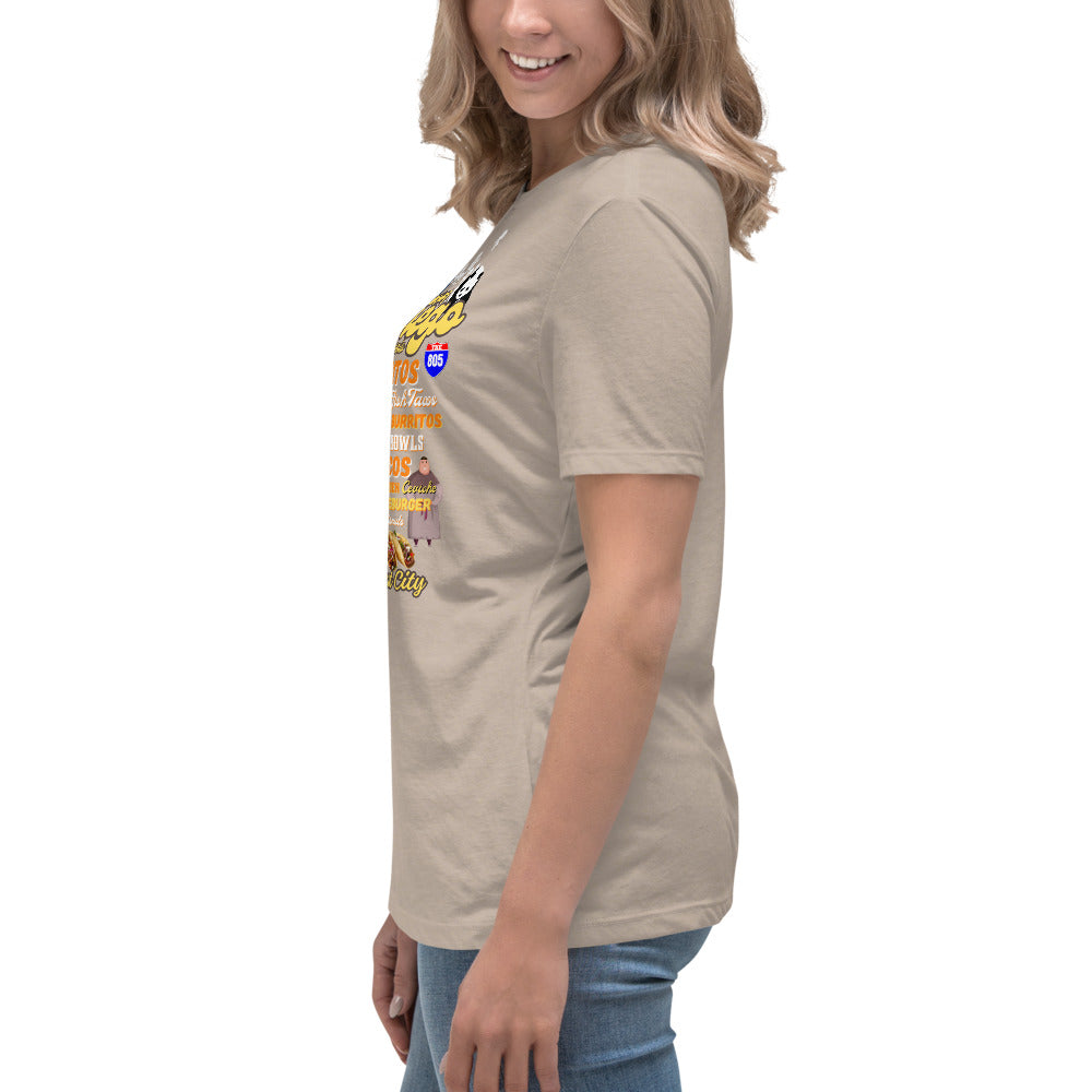 San Diego Friars Women's Relaxed T-Shirt (Bella + Canvas 6400)