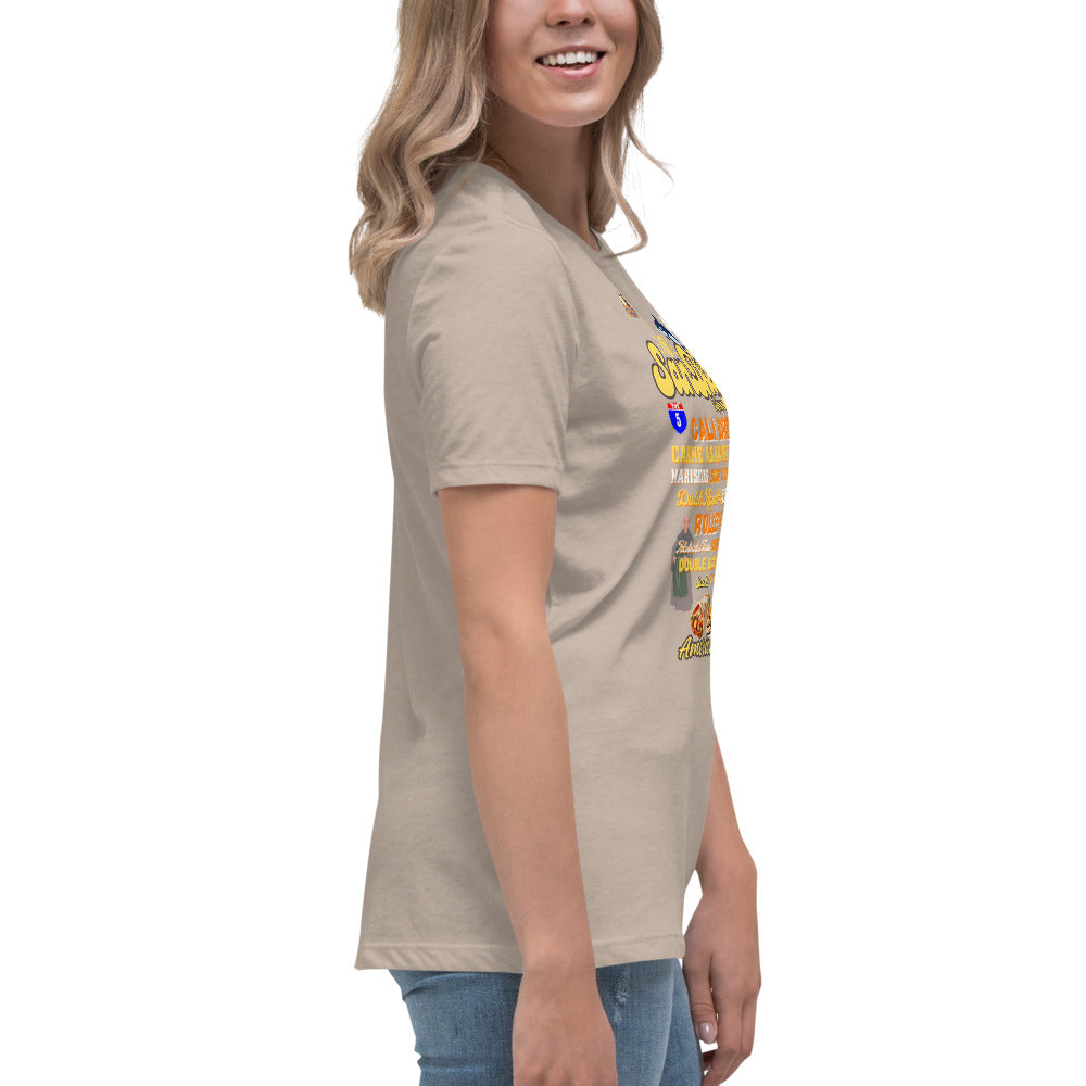 San Diego Friars Women's Relaxed T-Shirt (Bella + Canvas 6400)