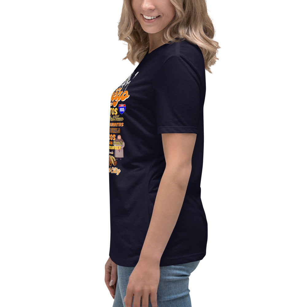 San Diego Navy Women's Relaxed T-Shirt (Bella + Canvas 6400)